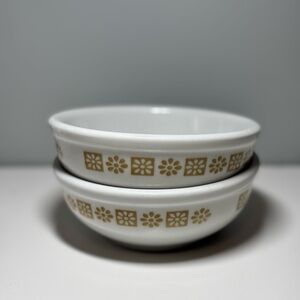 2 Shenango China bowls - Daisy Dot